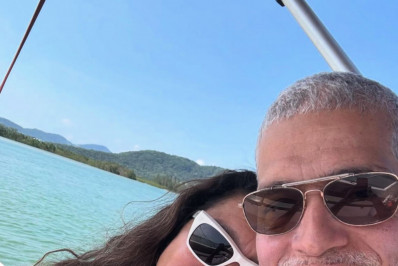 Regina Casé celebra aniversário de casamento com 'mini lua de mel'