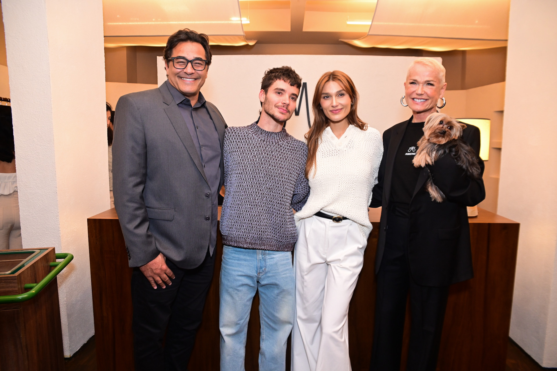 Luciano Szafir, João Figueiredo, Sasha Meneghel e Xuxa - Leo Franco/Agnews