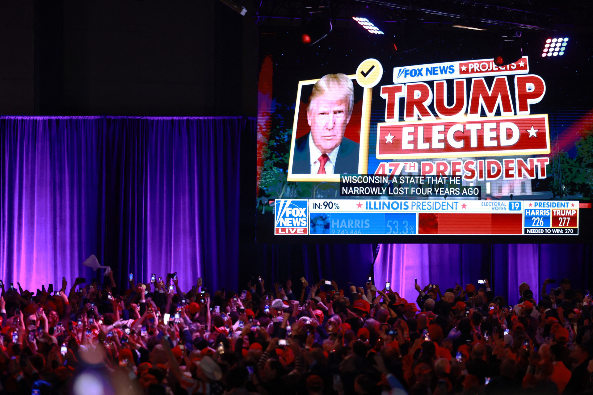 Fox foi a primeira emissora a anunciar a vitória de Trump nas eleições - AFP