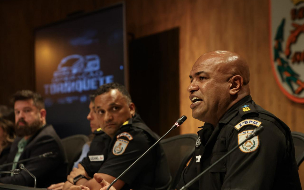 Polícias Civil e Militar realizaram uma coletiva para falar sobre a operação