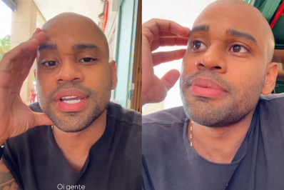 Ex-BBB Cezar Black chora ao contar problema de saúde de seu cachorro: 'Estou desolado'