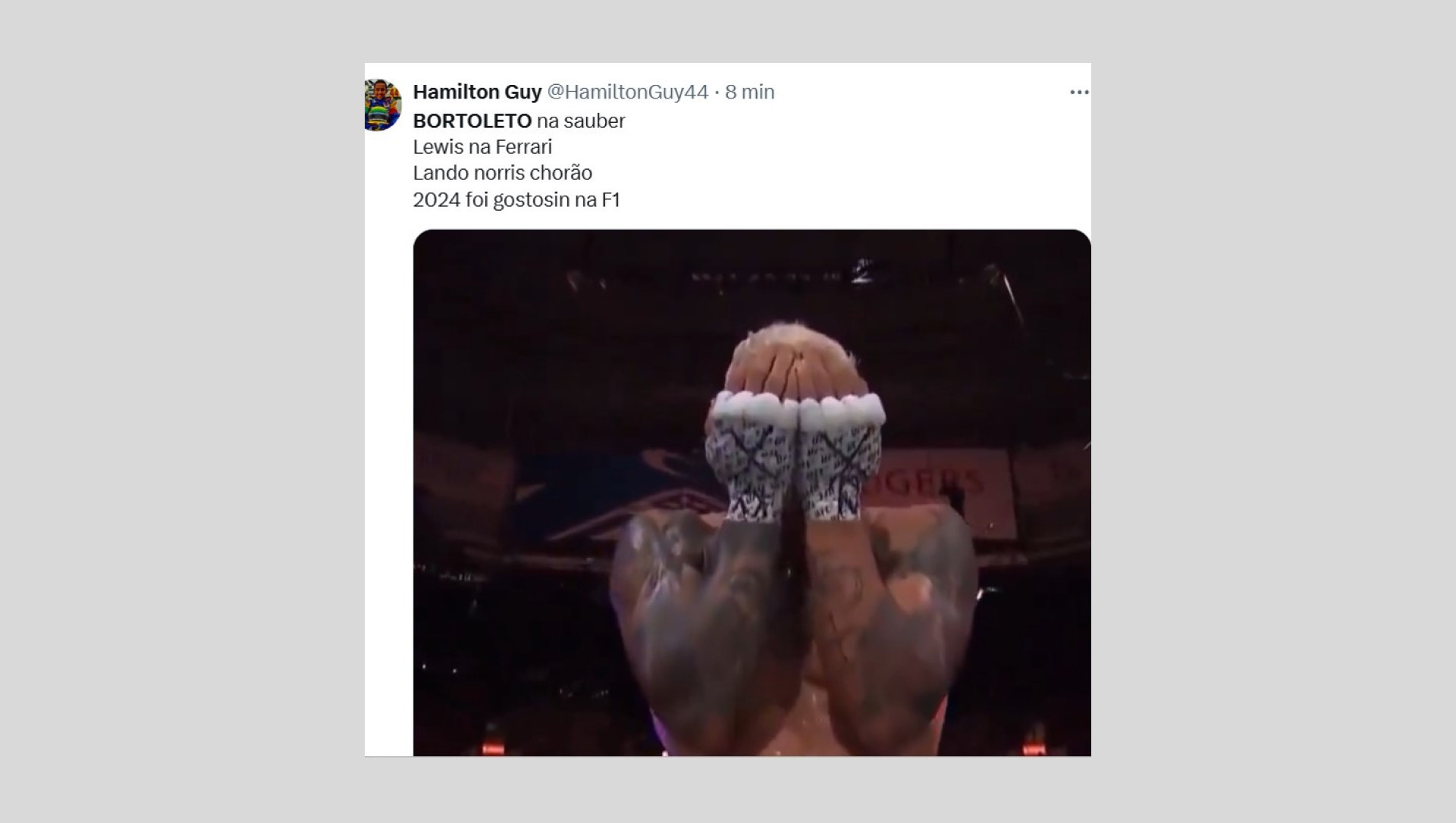 Torcedores brasileiros comentaram e celebraram a chegada de Gabriel Bortoleto na Fórmula 1 - Reprodução / X