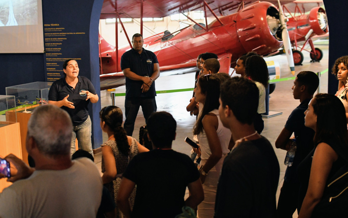 O Museu Aeroespacial apresentou exemplares únicos em exposição e possui mais de 100 aviões históricos