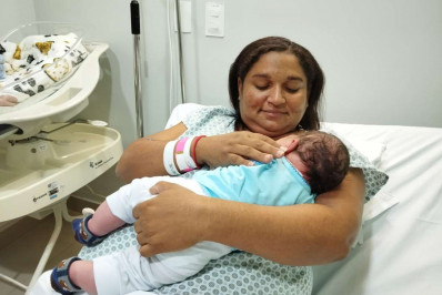 Em caso raro, bebê 'gigante' nasce no interior do Ceará