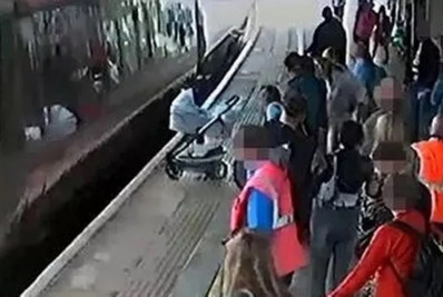 Vídeo: bebê é atropelado por trem a 60km/h e sobrevive