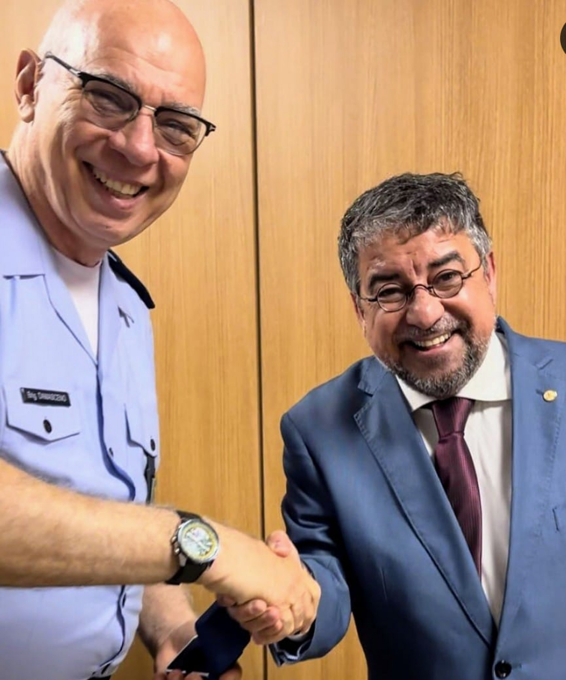 Quaquá e o Brigadeiro Damasceno, Comandante Geral da Aeronáutica