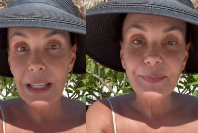 Carolina Ferraz rebate críticas por curtir férias sozinha: 'Acho um prazer estar comigo'