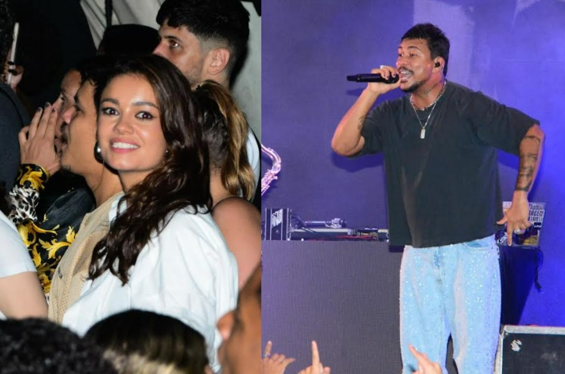 Sophie Charlotte prestigia show de Xamã - Webert Belicio / Agnews