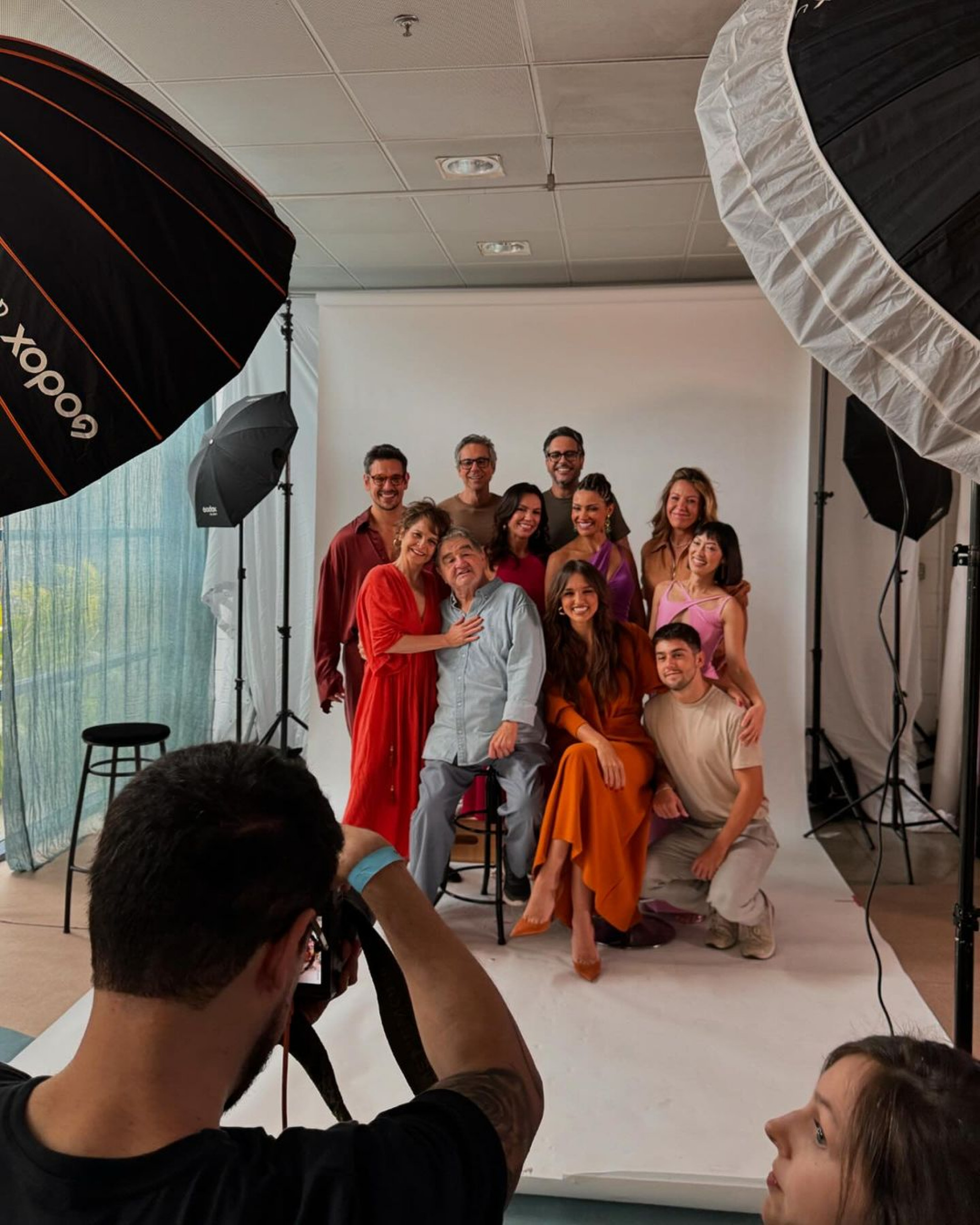 Artistas gravam vinheta de final de ano da TV Globo - Reprodução do Instagram