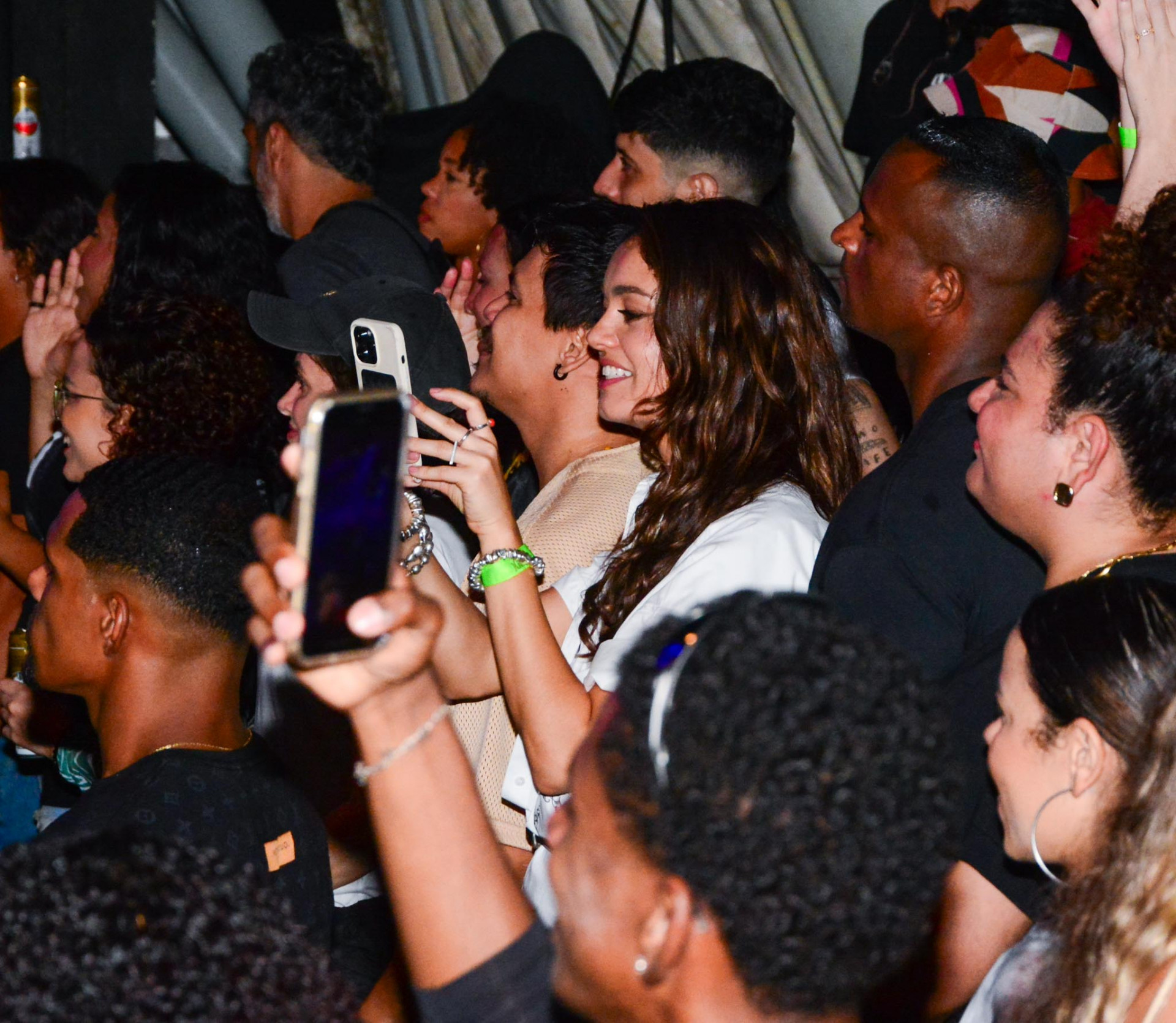 Sophie Charlotte prestigia show de Xamã - Webert Belicio / Agnews