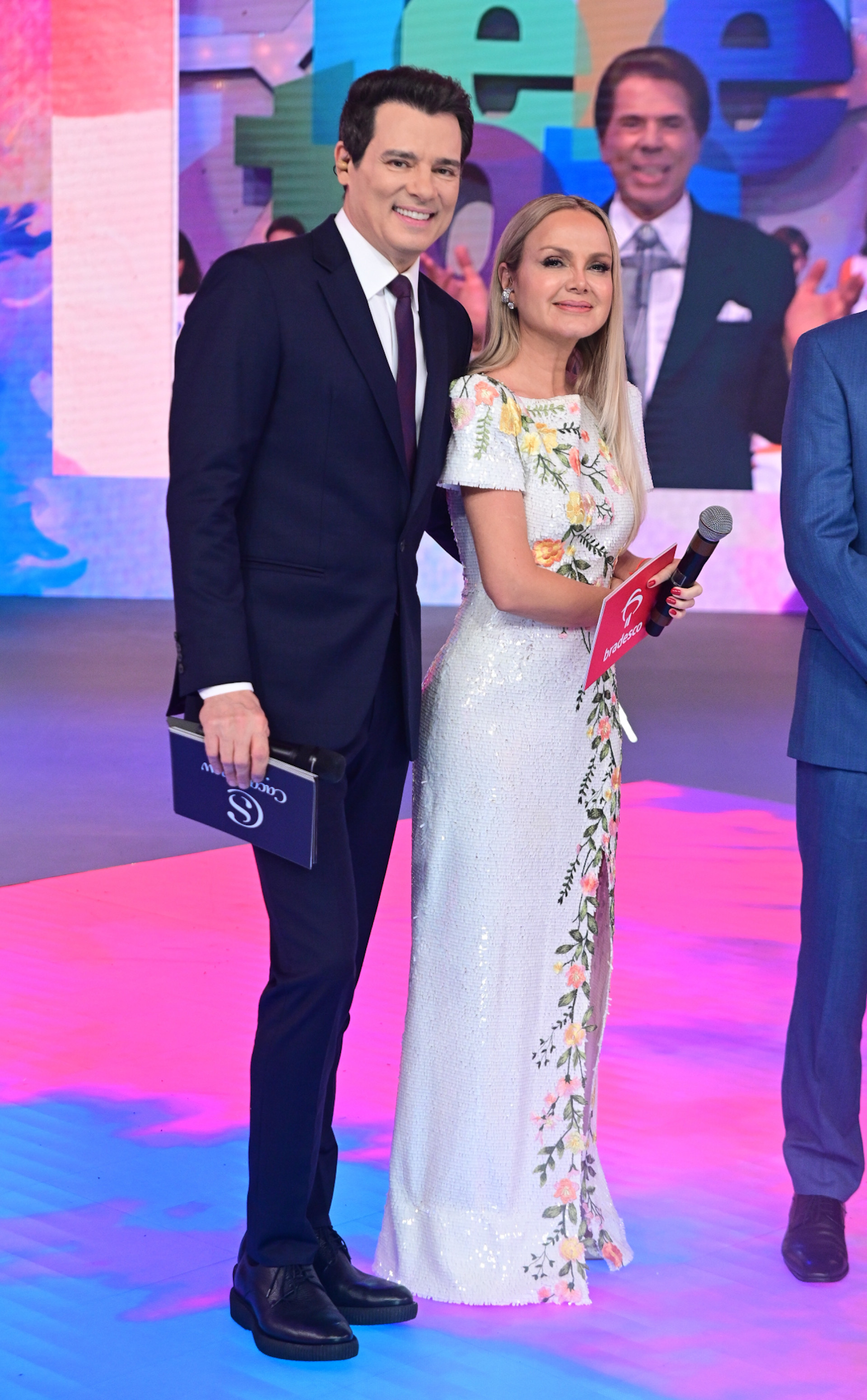 Celso Portiolli e Eliana - Leo Franco / AgNews