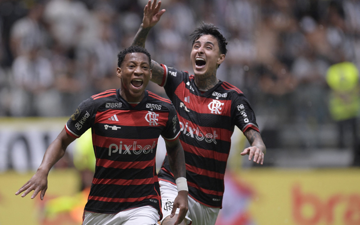O atacante equatoriano Gonzalo Plata foi o autor do gol do título rubro-negro na Arena MRV, em Minas