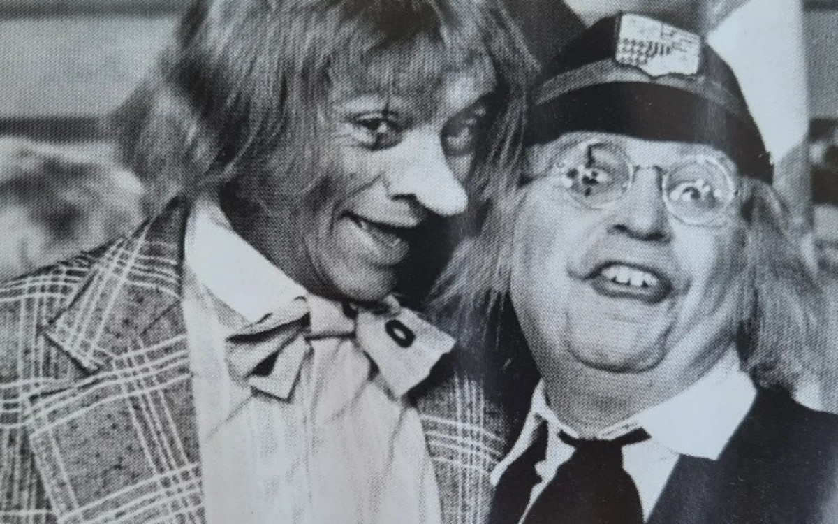 Chico Anysio e Castrinho em humorístico