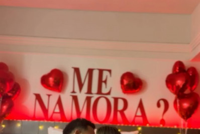 Joyce Magalhães é pedida em namoro por Lucas Buda: 'Obrigada por me fazer feliz'