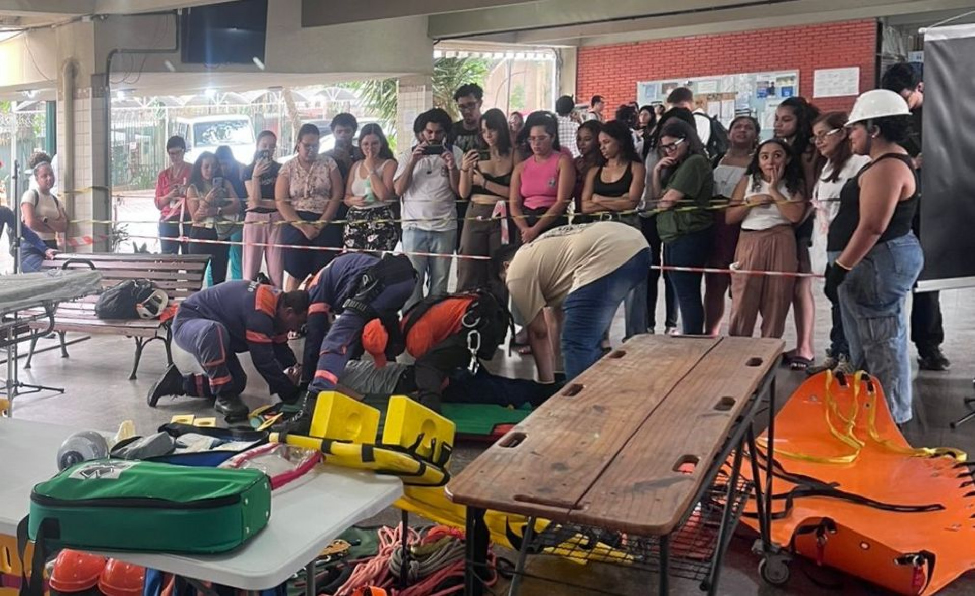 Oficina de Socorristas Paramédicos - Divulgação / IFRJ Nilópolis