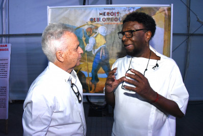 Altay Veloso marca presença na exposição Heróis Quilombolas, que integra a Flim