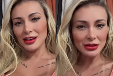 Andressa Urach desafia Kid Bengala: 'Vem gravar com a mamãe'