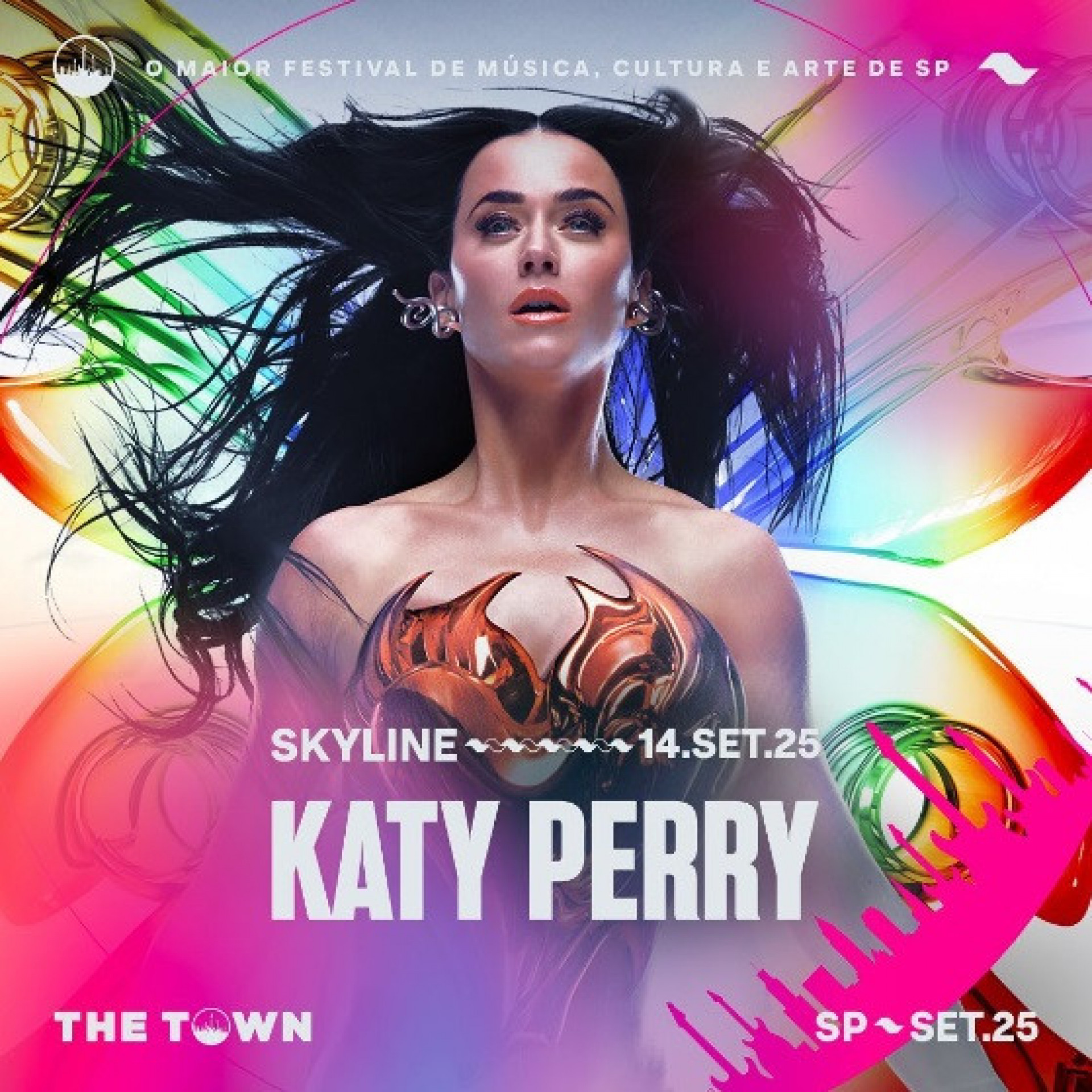 Katy Perry é a primeira atração confirmada no The Town 2025 - Reprodução/Instagram