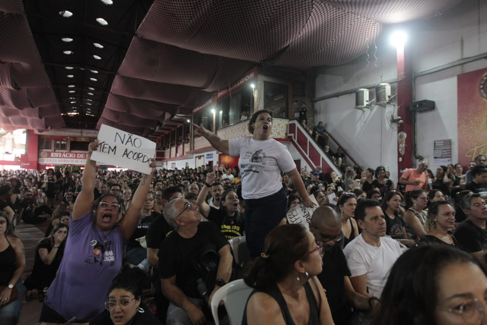 Profissionais da educação reivindicam que prefeito do Rio retire PL 186/2024 - Reginaldo Pimenta/Agência O Dia