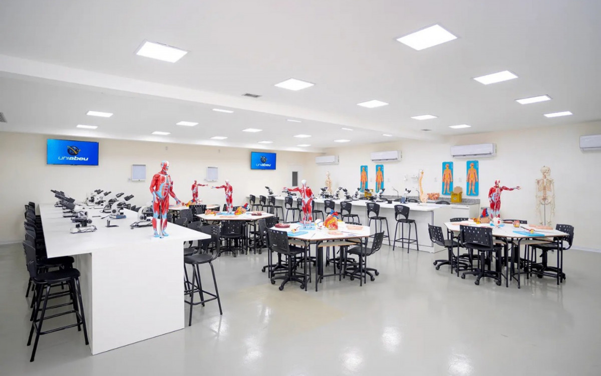 A Uniabeu conta com modernas instalações para o Curso de Medicina