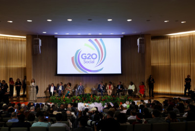 Painel com Paes, Janja, Haddad, Margareth Menezes e outras autoridades abre G20 Social