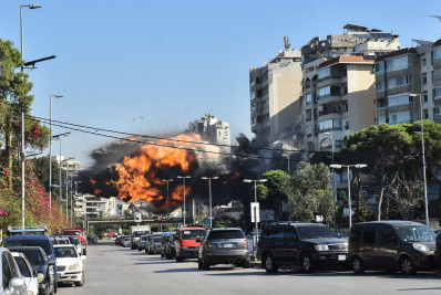 Exército israelense bombardeia capital libanesa após alerta