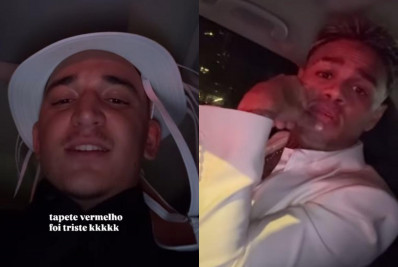 João Gomes e MC Cabelinho desabafam sobre perrengues no Grammy Latino: 'Nada de água. Só fila'