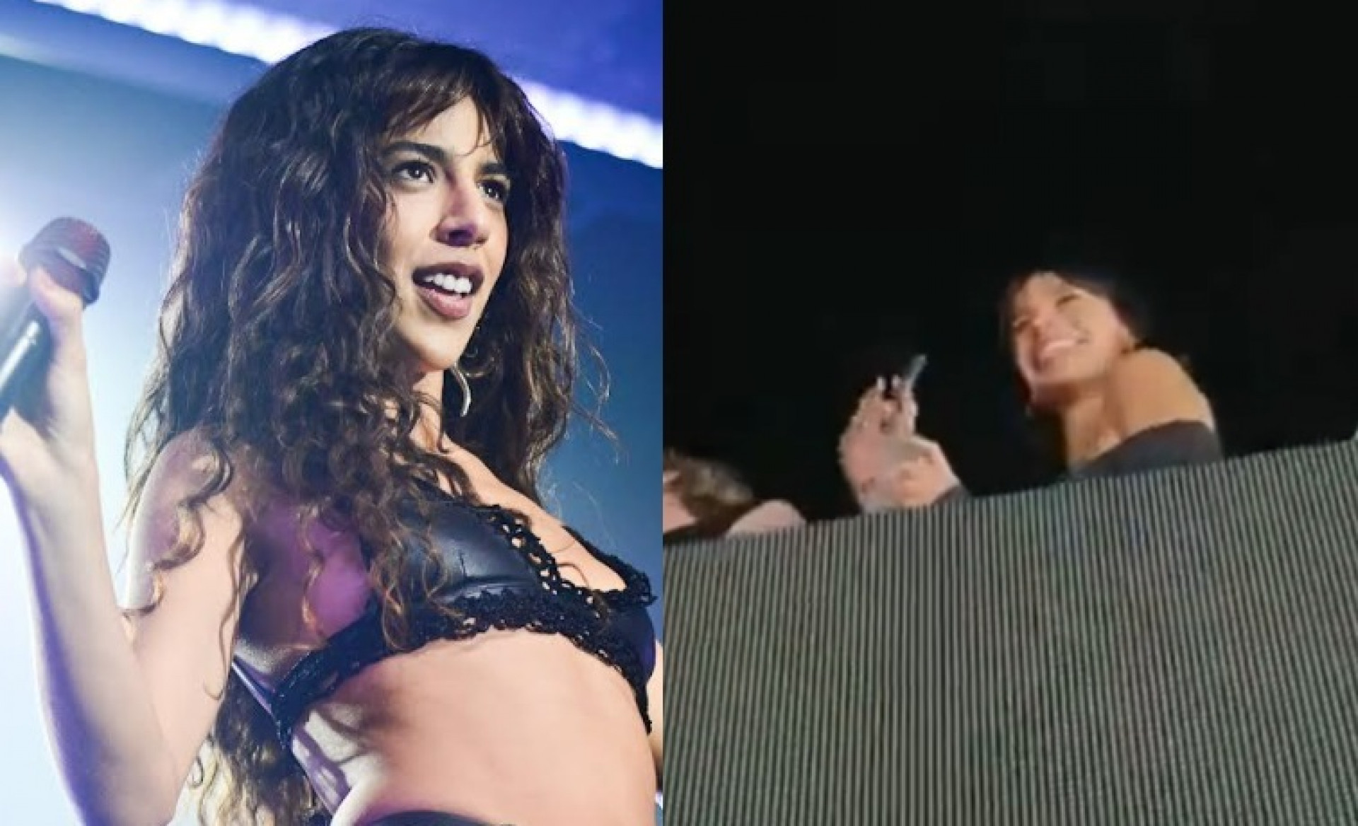 Bruna Marquezine prestigia show de Marina Sena - Leo Franco / Agnews / Reprodução de vídeo