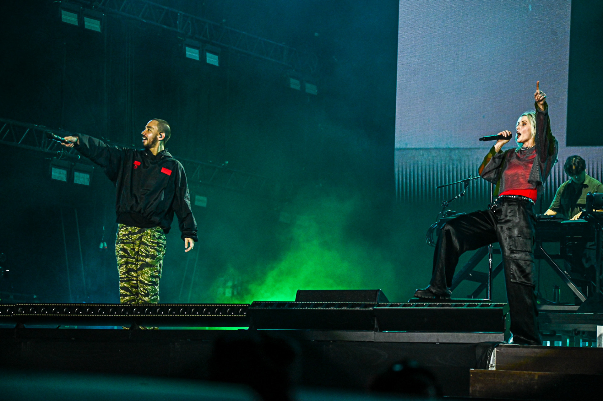 Linkin Park realizou primeiro show no Allianz Parque, em São Paulo - Marcelo Barretto/AgNews