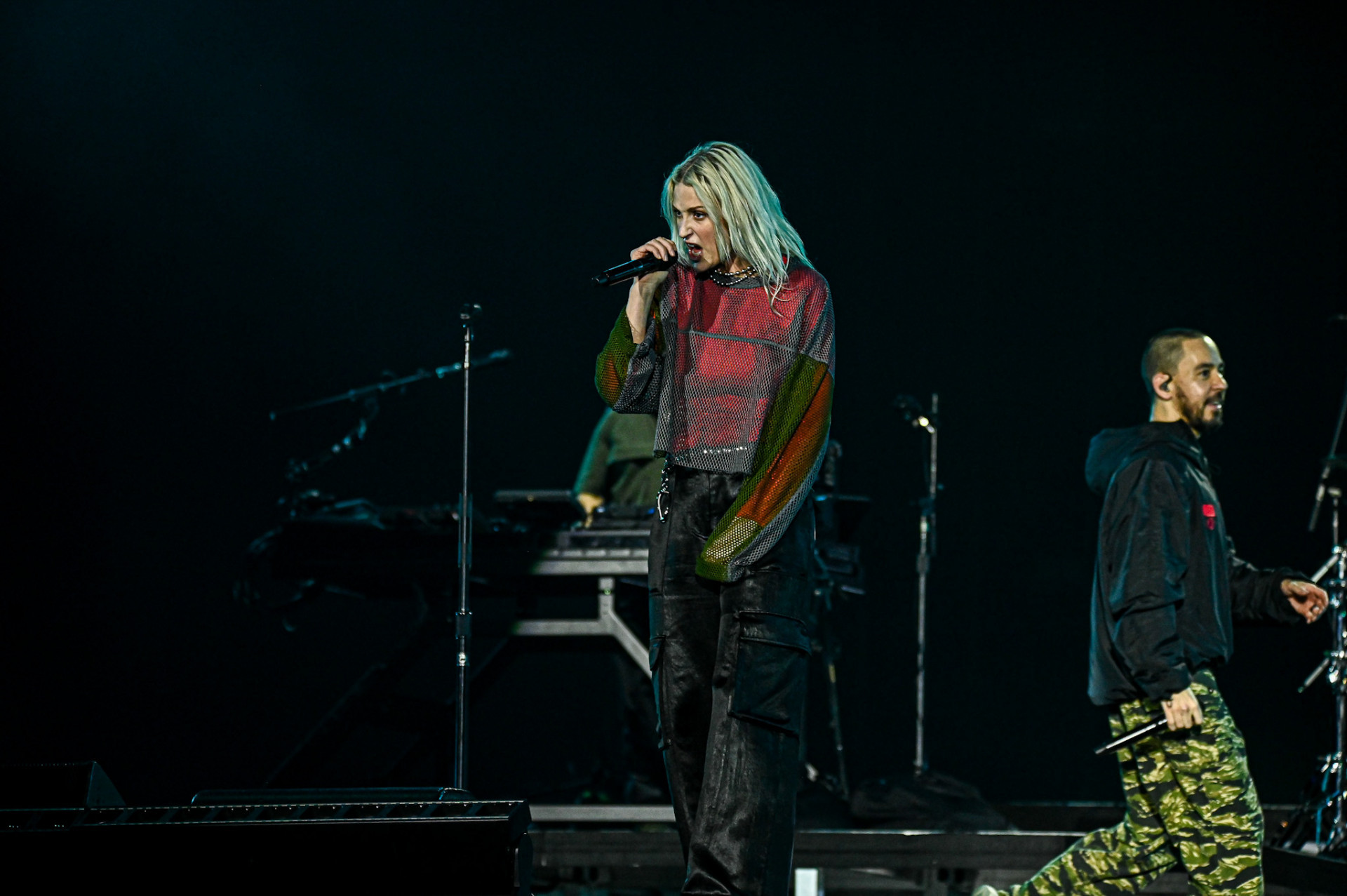 Linkin Park realizou primeiro show no Allianz Parque, em São Paulo - Marcelo Barretto/AgNews