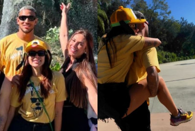 Anitta se diverte em parque da Disney com namorado, Nicole Bahls e outros amigos