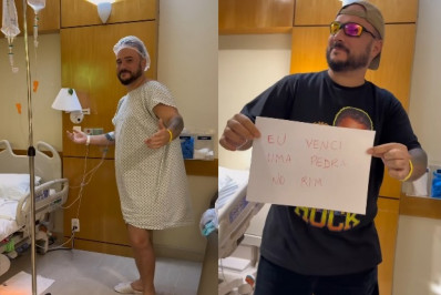 Ed Gama grava vídeo para esclarecer motivo de internação: 'Venci'