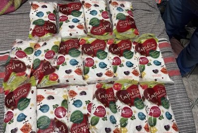 Operação no litoral paulista termina com cinco presos e cocaína encontrada em sacos de tapioca