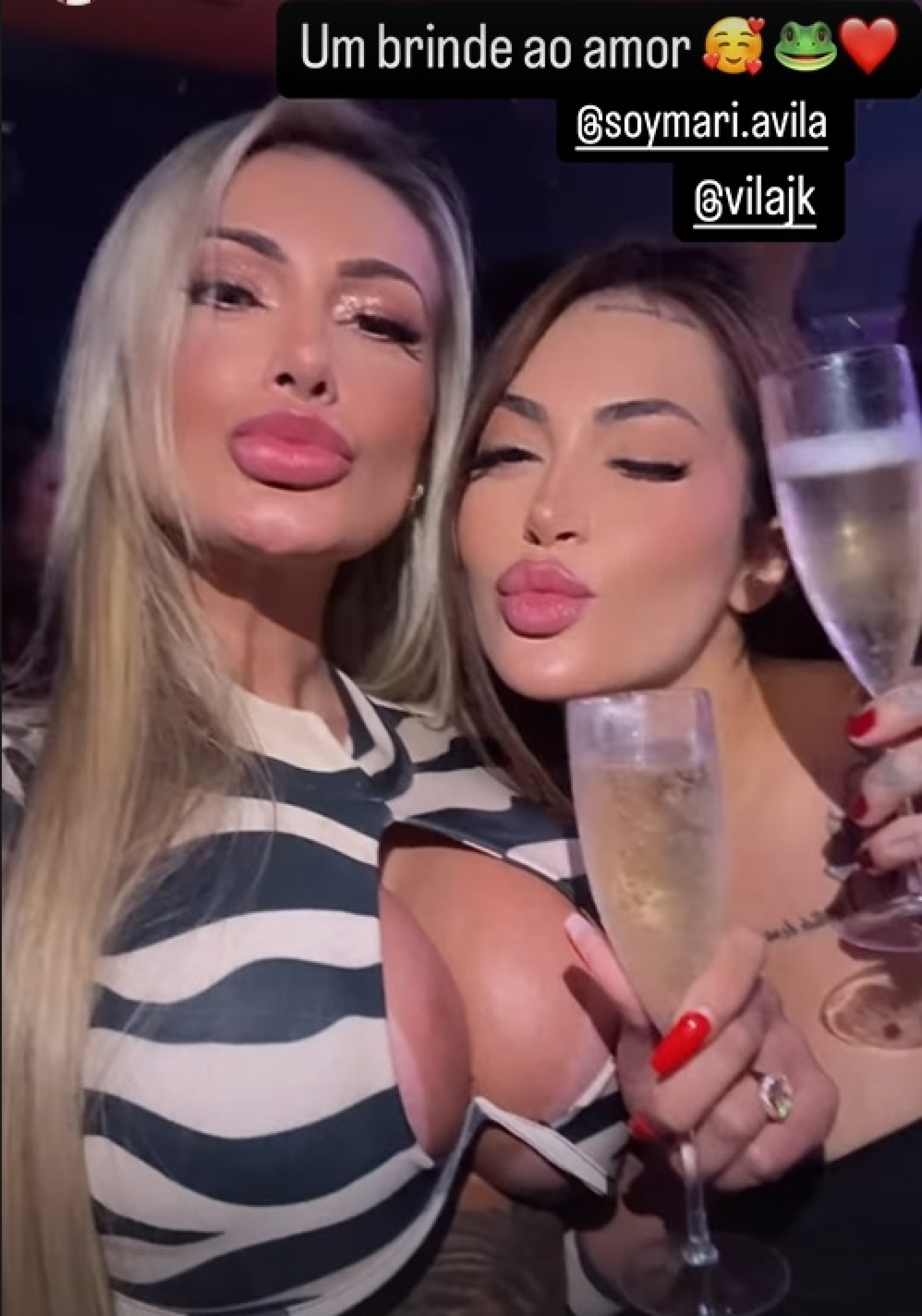 Andressa Urach e Mari Ávila - Reprodução do Instagram
