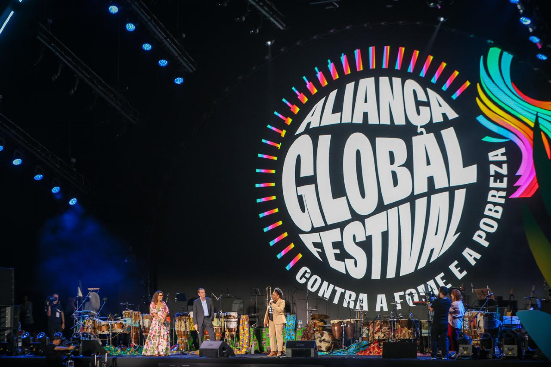 Abertura do Festival Global Contra a Fome e Pobreza  - Renan Areias / Agência O Dia