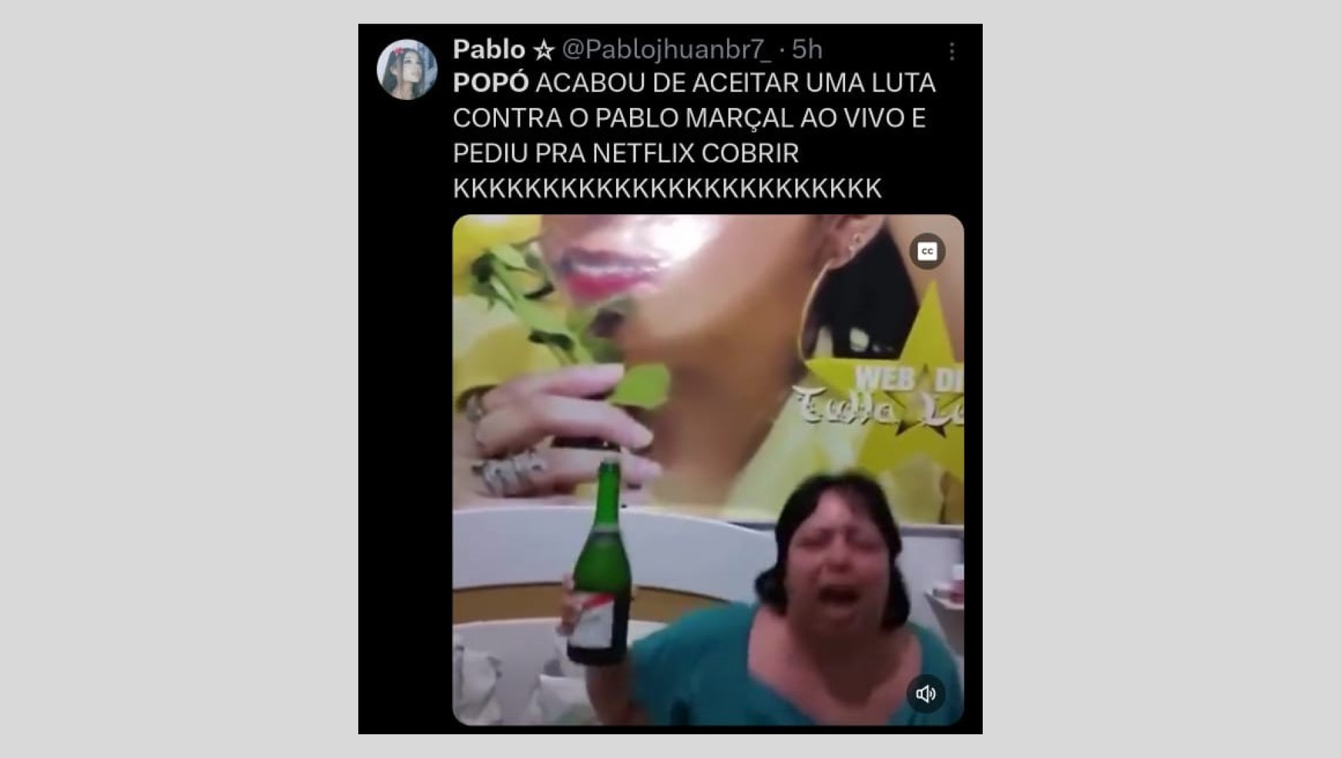 Internauta comentaram o desafio de Popó e Pablo Marçal - Reprodução de Internet