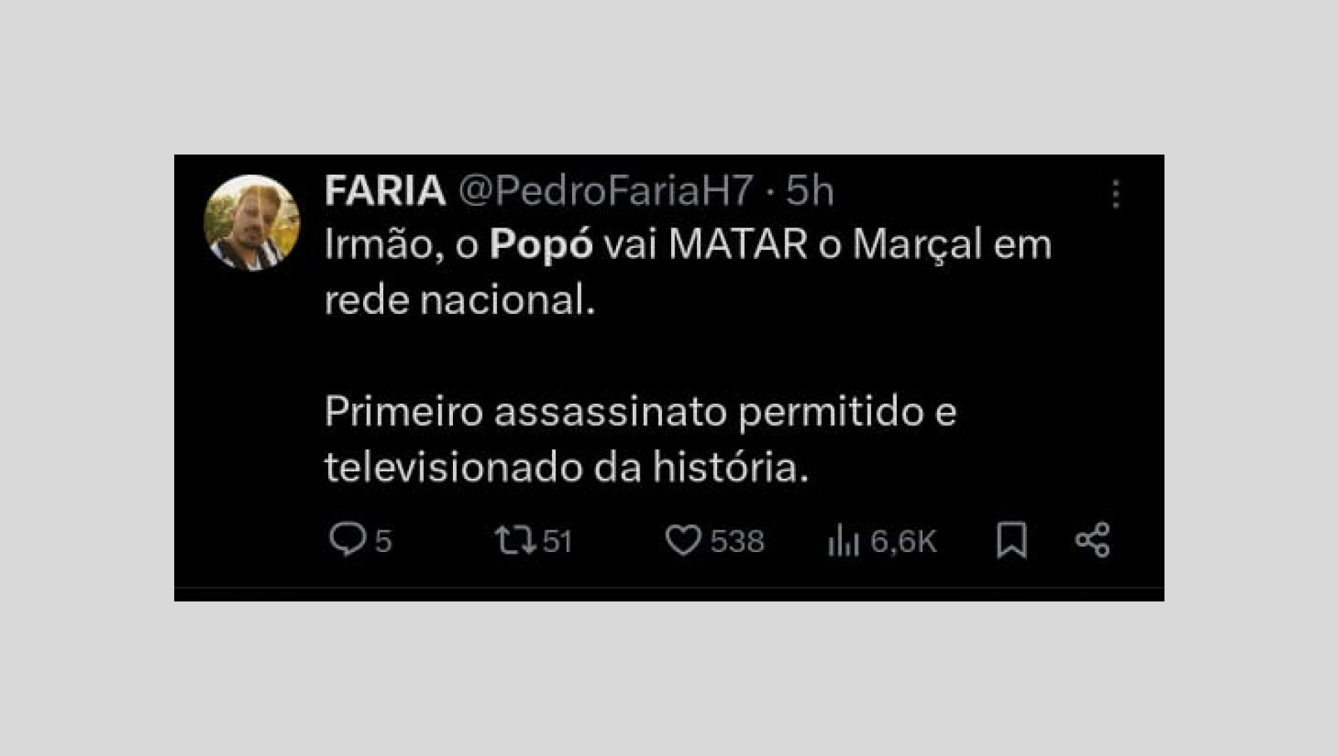 Internauta comentaram o desafio de Popó e Pablo Marçal - Reprodução de Internet