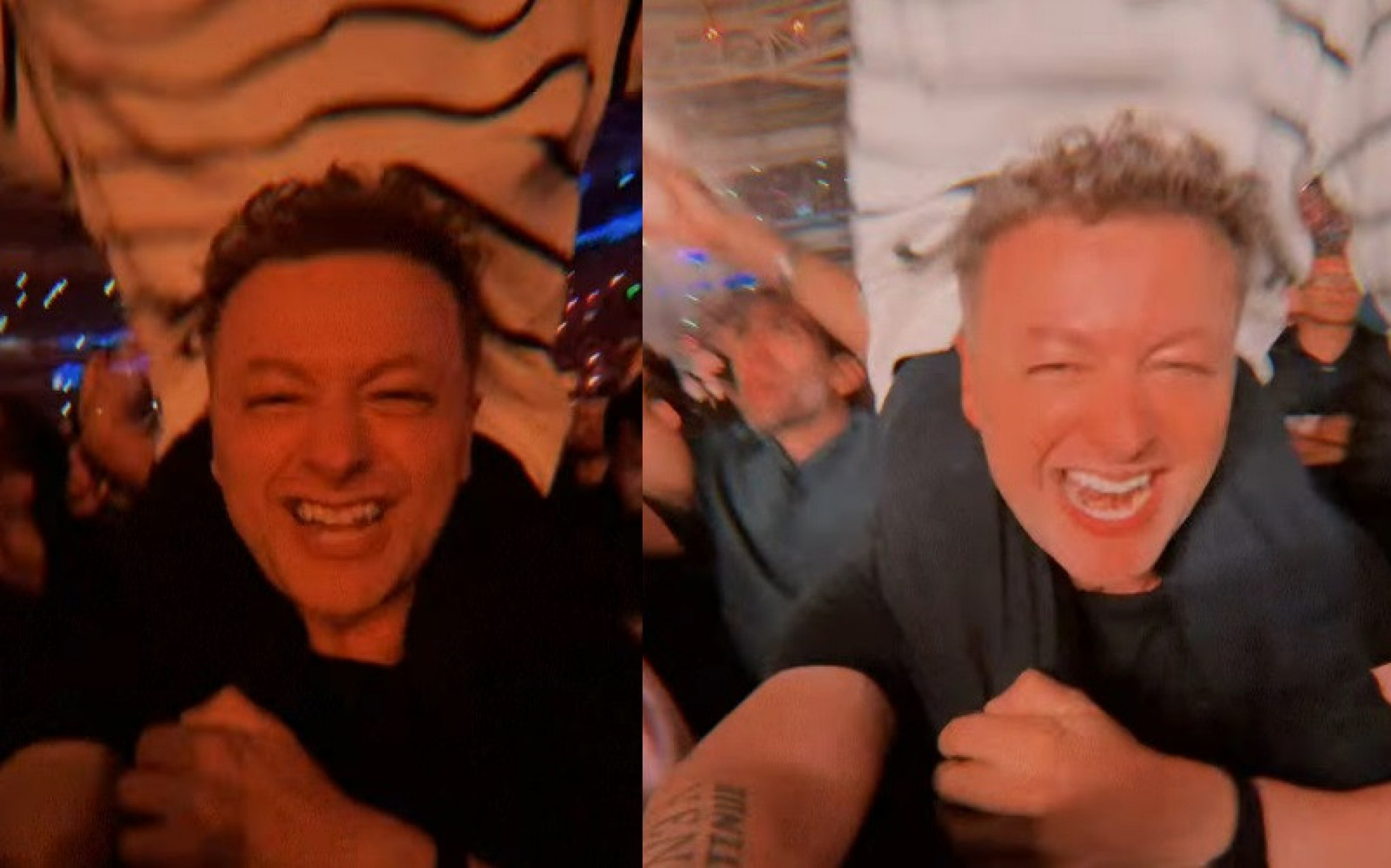 Lucas Lima curte show do Linkin Park com o filho - Reprodução de vídeo