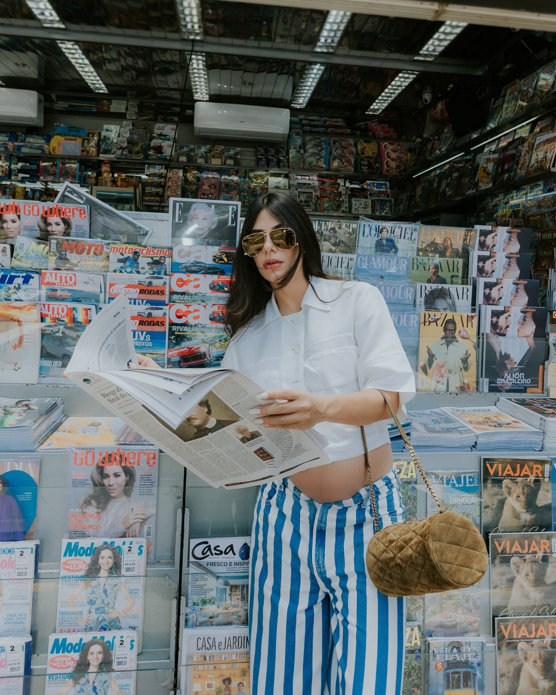 Jade Magalhães exibiu barriga em ensaio de fotos - Reprodução/Instagram