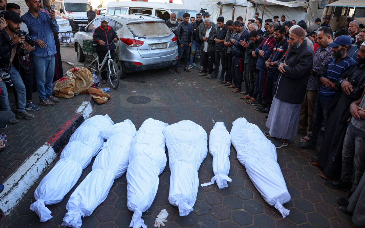 Pelo menos 20 pessoas morreram pelos bombardeios de Israel - Reprodução / Bashar Taleb / AFP