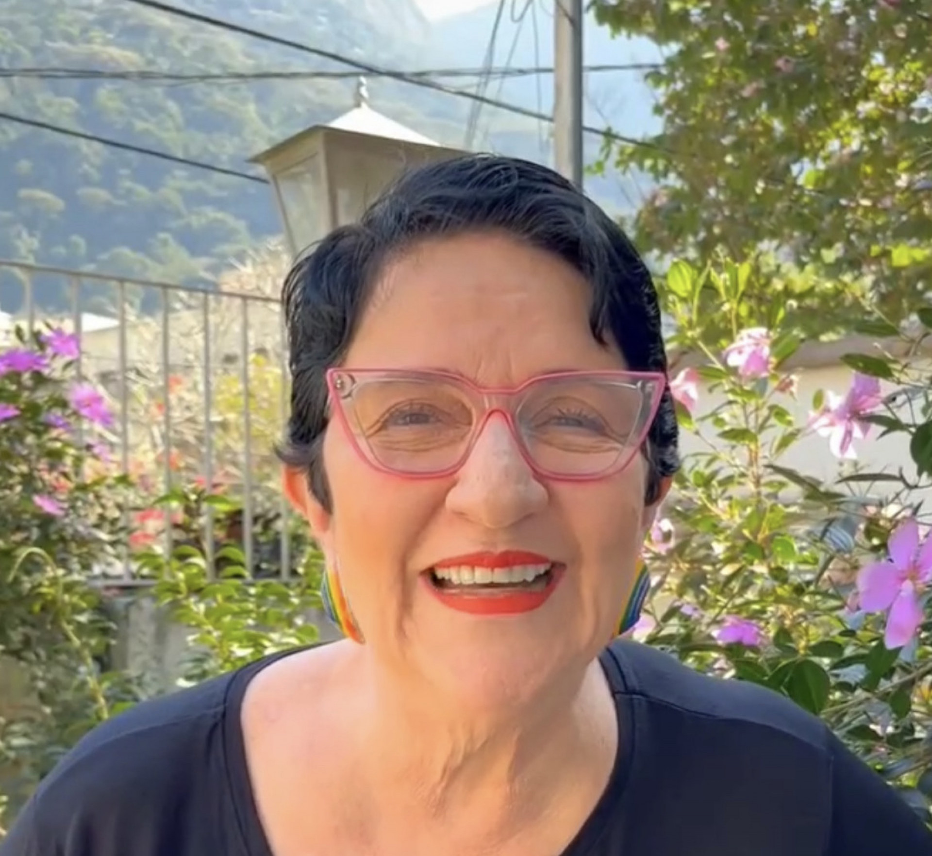 A atriz Rosane Gofman, que interpretou a enfermeira Nair em Alma Gêmea - Reprodução  