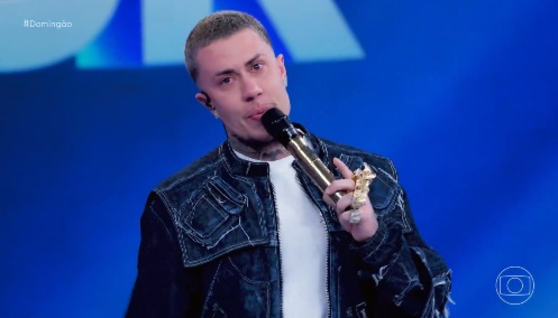MC Daniel esteve no palco do 'Domingão com Huck' - Reprodução de Vídeo / X