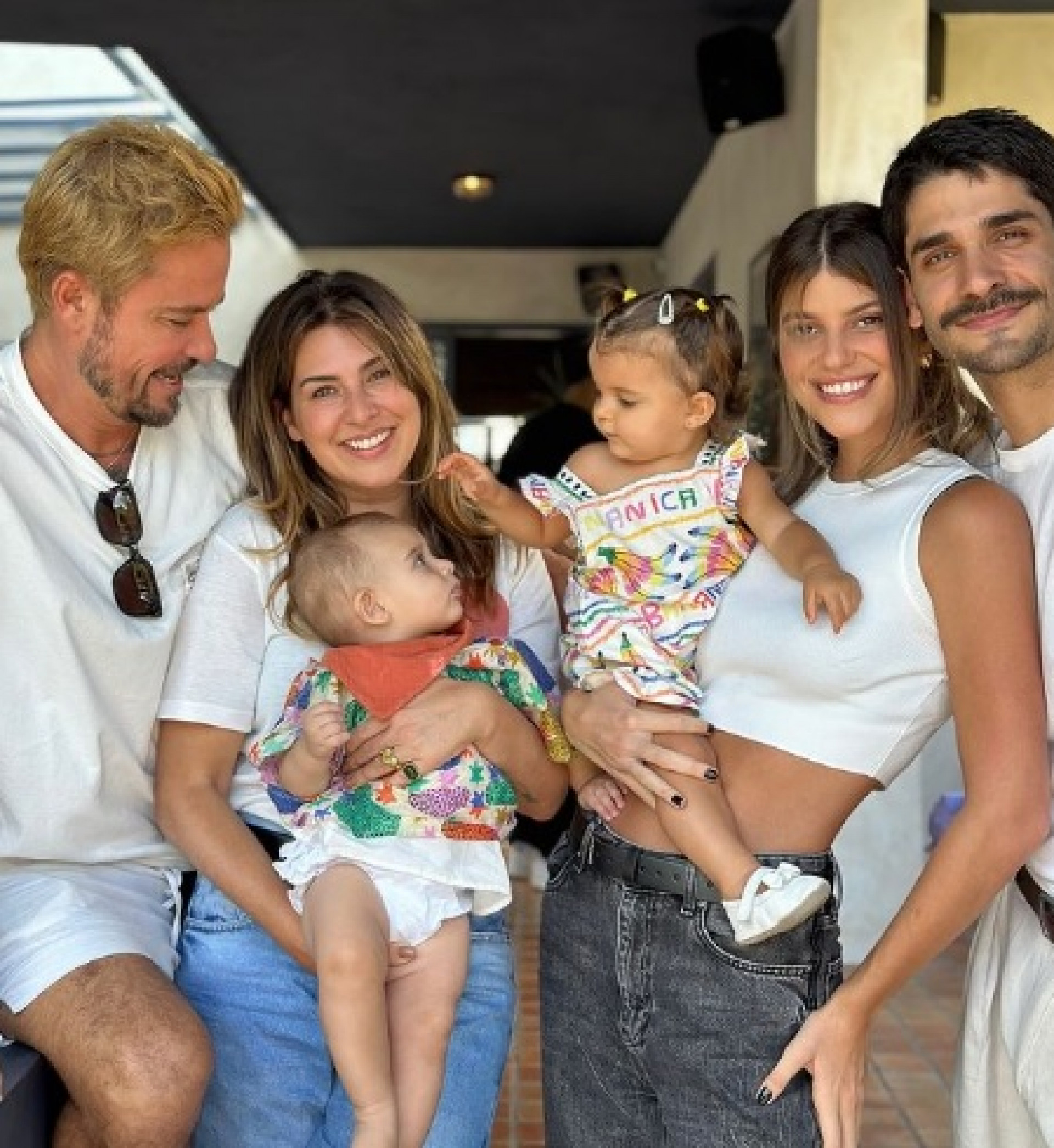 Fernanda Paes Leme comemorou mesversário da filha junto de Paulinho Vilhena - Reprodução/Instagram