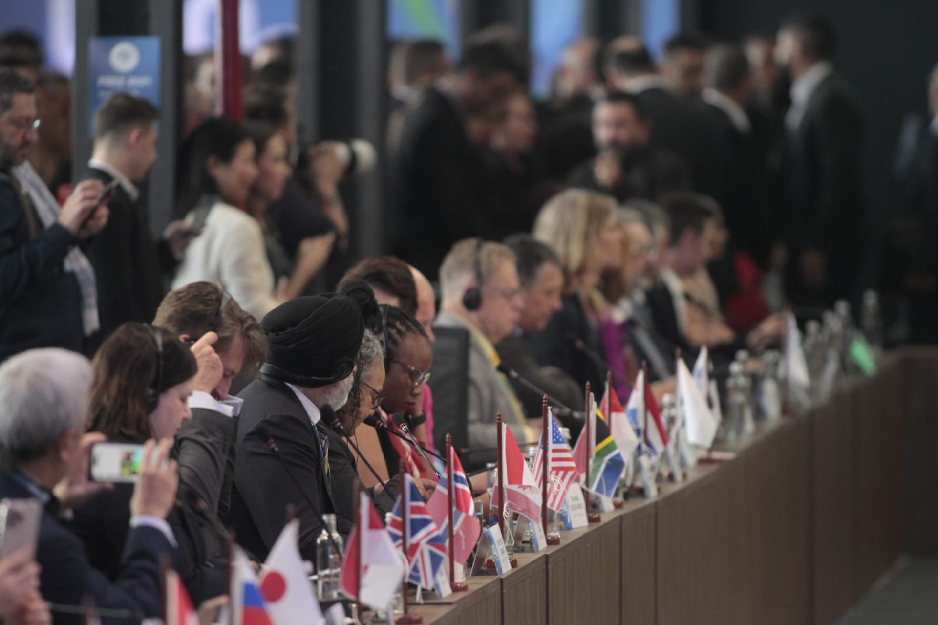 Prefeitos de cidades das 20 maiores economias do mundo se reuniram na cerimônia - Reginaldo Pimenta / Agência O Dia