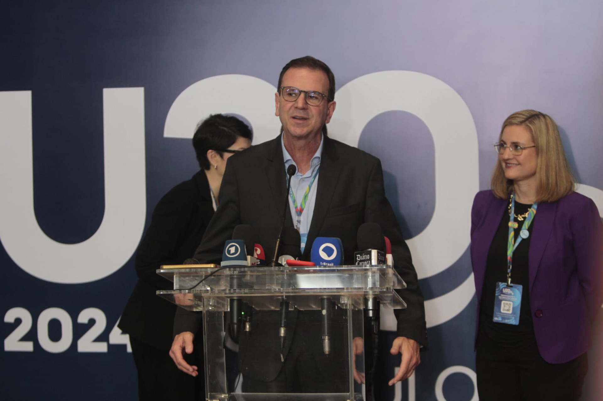 Eduardo Paes explicou projeto de financiamento para rede de cidades do U20 - Reginaldo Pimenta / Agência O Dia