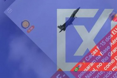 Aeronaves estrangeiras mostradas em vídeo participavam de simulação da FAB; entenda