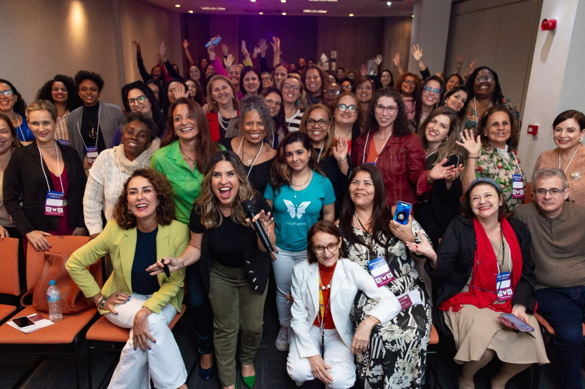 Evento da editora Imulheres que prepara o lançamento do primeiro livro. - Divulgação