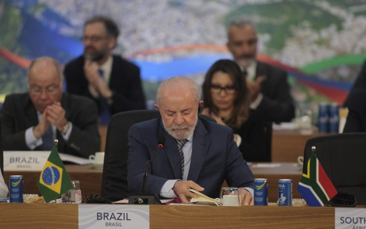 Presidente Lula discursou na abertura da terceira sessão da Cúpula do G20 nesta terça-feira (19)