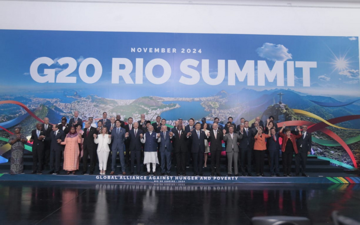 Chefes de Estado se reuniram no Museu de Arte Moderna do Rio 