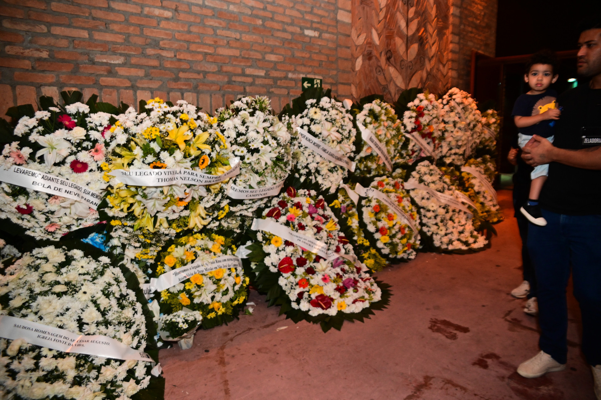 Velório do Apóstolo Rina, fundador da Igreja Bola de Neve - Leo Franco/ Agnews 